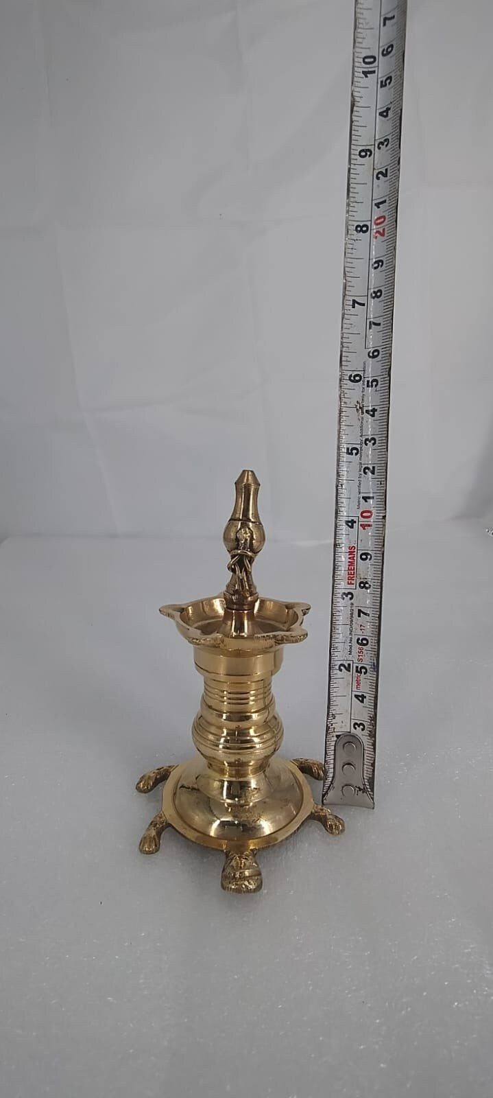 Vasthu Vilakku Small for office and shops / Kerala Traditional Brass Oil Lamp