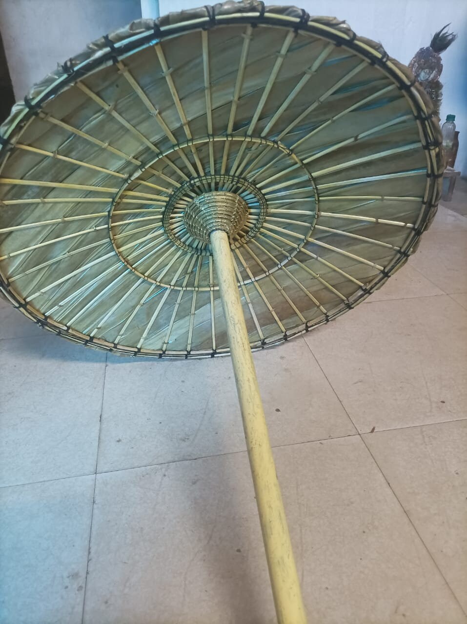 Olakkuda,Ola kuda,Kerala traditional Umbrella,Palmyra leaf umbrella,Mahabali  Umbrella,Onam Umbrella,Kerala Temple Umbrella,Onam celebration