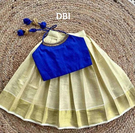 Kerala New born baby&#39;s,Kids,Girls Onam wears,age 1 - 15 years wear,Kerala Pattu Pavada,Traditional wear,Onam Collections,Skirt Blouse set