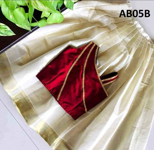 Kerala New born baby&#39;s,Kids,Girls Onam wears,age 1 - 15 years wear,Kerala Pattu Pavada,Traditional wear,Onam Collections,Skirt Blouse set